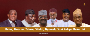 2027: INEC Unveils 19 Taraba Governorship Candidates Kefas, Bwacha, Tutare, Shiddi, Nyameh, Sani Yahya Make List