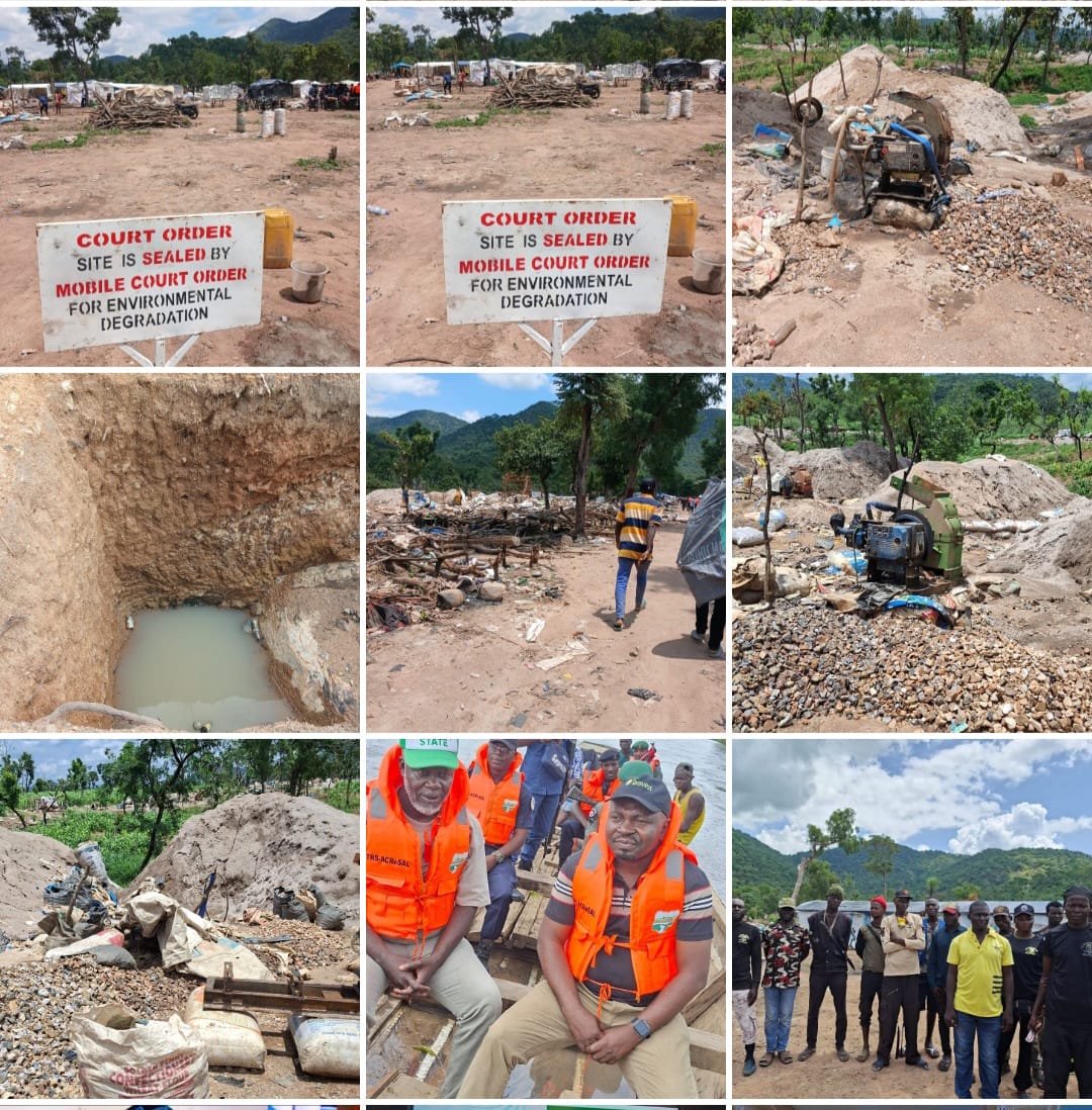 Taraba Mobile Court Seals Gold Mining Sites in Bali Over Alleged Illegal Operations