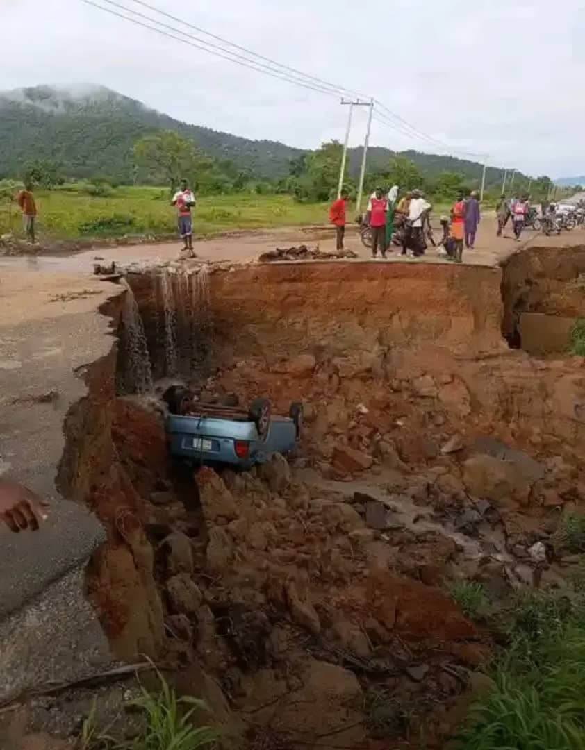 “Save Our Souls”: Suntai–Bali Road on Brink of Collapse at Zagah, Residents Cry for Urgent Intervention