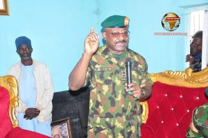 MBAMNGA CRISIS: COMMANDER, 6 BRIGADE NIGERIAN ARMY, ENGAGES STAKEHOLDERS, REAFFIRMS COMMITMENT TO PEACE AND UNITY IN TARABA STATE